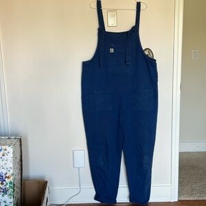 Lucy & Yak l/l blue canvas coveralls/overalls
